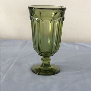 Vintage Green Water/Iced Tea Glasses.Set/4.